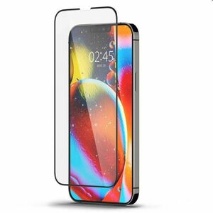 Tvrdené sklo Spigen tR Slim HD pre Apple iPhone 14, 13, 13 Pro, čierna obraz