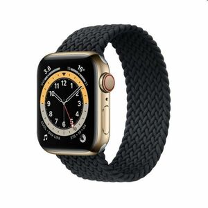 COTEetCI nylónový náramok 125 mm pre Apple Watch 38/40/41 mm, čierny obraz