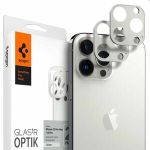 Spigen ochranné sklo na fotoaparát pre iPhone 13 Pro, 13 Pro Max, strieborná obraz