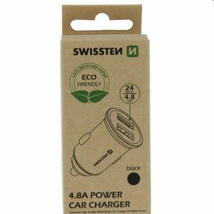 CL adaptér Swissten 2 x USB 4, 8A, čierna obraz