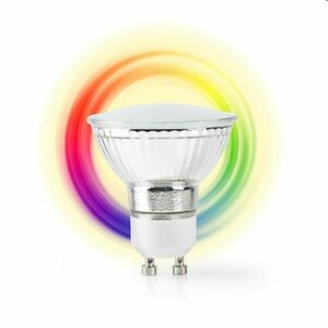 Smart RGB LED žiarovka Nedis 5W GU10 330lm obraz