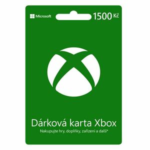 Xbox Store 1 500Kč - elektronická peňeženka obraz