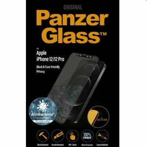 Ochranné sklo PanzerGlass Case Friendly AB pre Apple iPhone 12 Pro, čierna obraz