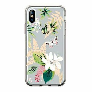 Comma kryt Butterfly Crystal Flower Series pre iPhone XS Max, white obraz