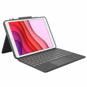 Logitech COMBO TOUCH pre iPad (7., 8. a 9. gen.) UK, grafitový obraz