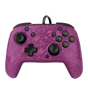 Káblový ovládač PDP Faceoff Deluxe+ Audio pre Nintendo Switch, Camo Purple obraz