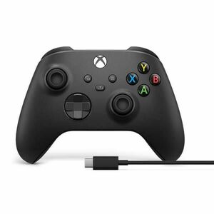 Microsoft Xbox káblový ovládač, carbon black obraz