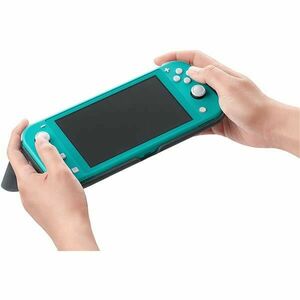 Nintendo Switch Lite preklápacie puzdro a ochranná fólia, šedé obraz