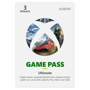 Xbox Ultimate Game Pass 3 mesačné predplatné obraz