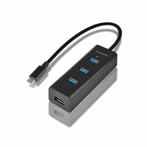 AXAGON HUE-S2C 4x USB 3.0 hub s podporou rýchlonabíjania obraz