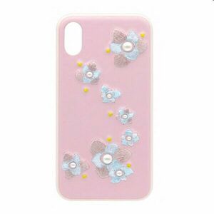 Devia kryt Flower Embroidery Case pre iPhone X/XS obraz