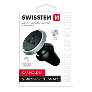 Magnetický držiak Swissten S-Grip M9 do ventilácie, strieborná obraz