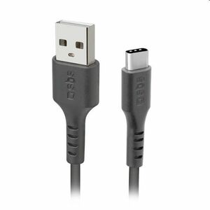 SBS Kábel USB/USB-C USB 2.0, 1, 5 m, čierny obraz