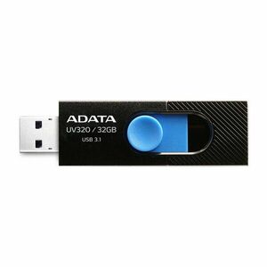 USB kľúč A-DATA UV320, 32 GB, USB 3.1, rýchlosť 80 MB/s, čierny obraz