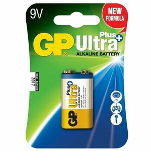 GP alkalická batéria ULTRA PLUS 9V (6LF22) 1BL obraz