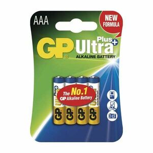 GP alkalická batéria ULTRA PLUS AAA (LR03) 4BL obraz