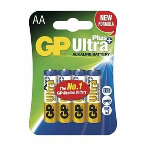 GP alkalická batéria ULTRA PLUS AA (LR6) 4BL obraz