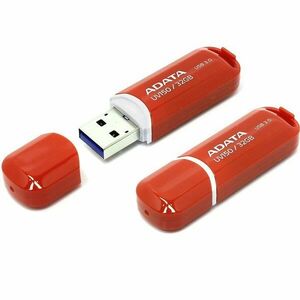 USB kľuč A-DATA UV150, 32 GB, USB 3.0, rýchlosť čítania a zápisu až 90 MB/s, červený obraz