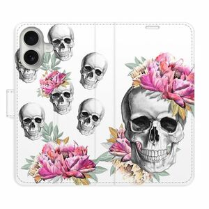 Flipové pouzdro iSaprio - Crazy Skull - iPhone 16 obraz