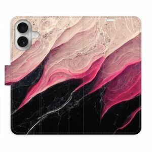 Flipové pouzdro iSaprio - BlackPink Marble - iPhone 16 obraz