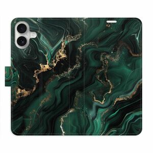 Flipové pouzdro iSaprio - Emerald 02 - iPhone 16 Plus obraz