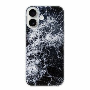 Odolné silikonové pouzdro iSaprio - Cracked - iPhone 16 obraz