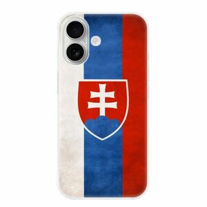 Odolné silikonové pouzdro iSaprio - Slovakia Flag - iPhone 16 obraz