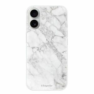 Odolné silikonové pouzdro iSaprio - SilverMarble 14 - iPhone 16 obraz