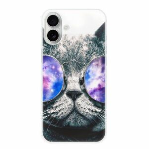 Odolné silikonové pouzdro iSaprio - Galaxy Cat - iPhone 16 Plus obraz