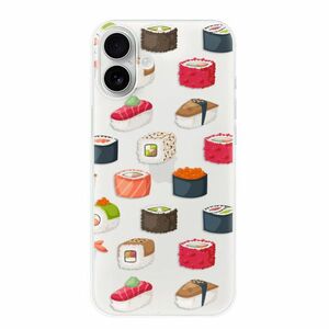 Odolné silikonové pouzdro iSaprio - Sushi Pattern - iPhone 16 Plus obraz