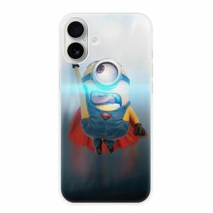 Odolné silikonové pouzdro iSaprio - Mimons Superman 02 - iPhone 16 Plus obraz