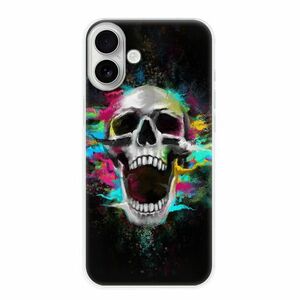 Odolné silikonové pouzdro iSaprio - Skull in Colors - iPhone 16 Plus obraz