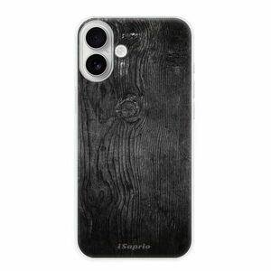 Odolné silikonové pouzdro iSaprio - Black Wood 13 - iPhone 16 Plus obraz