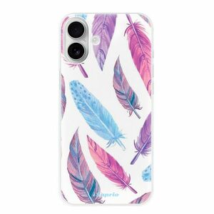 Odolné silikonové pouzdro iSaprio - Feather Pattern 10 - iPhone 16 Plus obraz