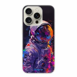 Odolné silikonové pouzdro iSaprio - Neon Astronaut - iPhone 16 Pro obraz