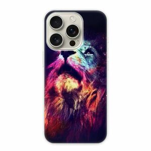 Odolné silikonové pouzdro iSaprio - Lion in Colors - iPhone 16 Pro obraz