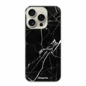 Odolné silikonové pouzdro iSaprio - Black Marble 18 - iPhone 16 Pro obraz