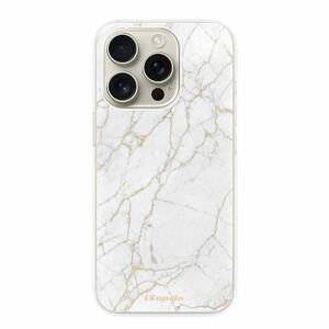 Odolné silikonové pouzdro iSaprio - GoldMarble 13 - iPhone 16 Pro obraz