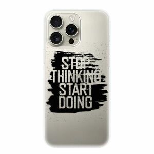 Odolné silikonové pouzdro iSaprio - Start Doing - black - iPhone 16 Pro Max obraz