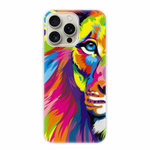 Odolné silikonové pouzdro iSaprio - Rainbow Lion - iPhone 16 Pro Max obraz