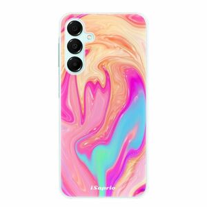 Odolné silikonové pouzdro iSaprio - Orange Liquid - Samsung Galaxy A16 5G obraz