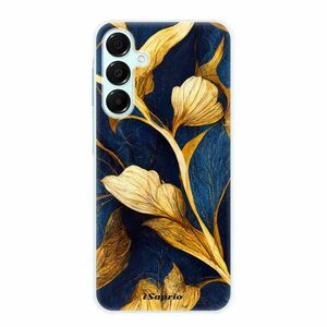 Odolné silikonové pouzdro iSaprio - Gold Leaves - Samsung Galaxy A16 5G obraz