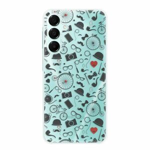 Odolné silikonové pouzdro iSaprio - Vintage Pattern 01 - black - Samsung Galaxy A16 5G obraz