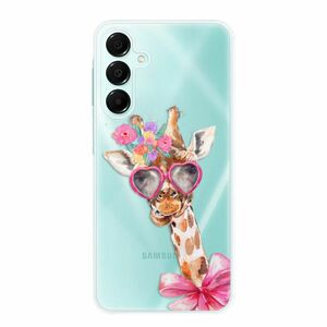 Odolné silikonové pouzdro iSaprio - Lady Giraffe - Samsung Galaxy A16 5G obraz