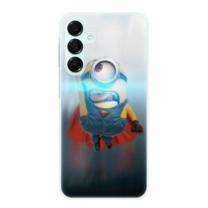 Odolné silikonové pouzdro iSaprio - Mimons Superman 02 - Samsung Galaxy A16 5G obraz