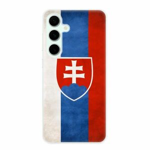 Odolné silikonové pouzdro iSaprio - Slovakia Flag - Samsung Galaxy S24 FE obraz