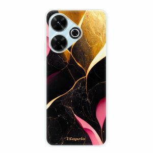 Odolné silikonové pouzdro iSaprio - Gold Pink Marble - Xiaomi Redmi 13 obraz