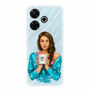 Odolné silikonové pouzdro iSaprio - Coffe Now - Brunette - Xiaomi Redmi 13 obraz