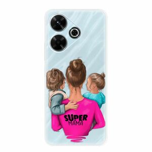 Odolné silikonové pouzdro iSaprio - Super Mama - Boy and Girl - Xiaomi Redmi 13 obraz