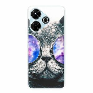 Odolné silikonové pouzdro iSaprio - Galaxy Cat - Xiaomi Redmi 13 obraz